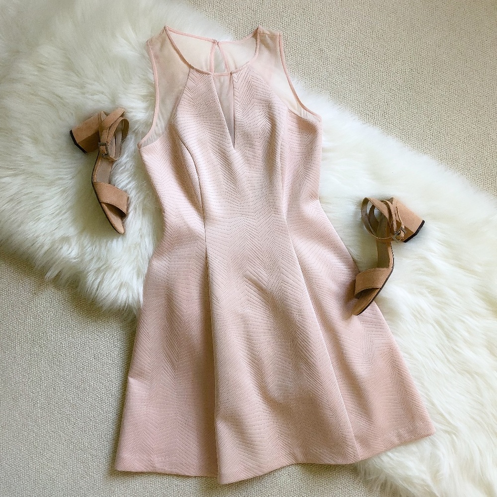 GUESS Soft Pink Skater Dress